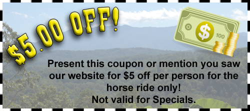 Horseback riding Gatlinburg coupon